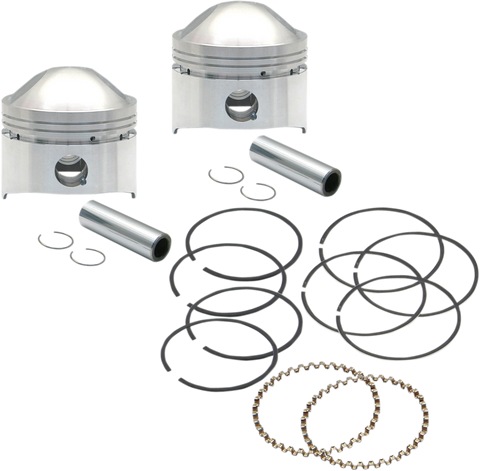 S&S CYCLE Piston Kit - Low Compression - 80" Stock Motor - +.020 106-5513
