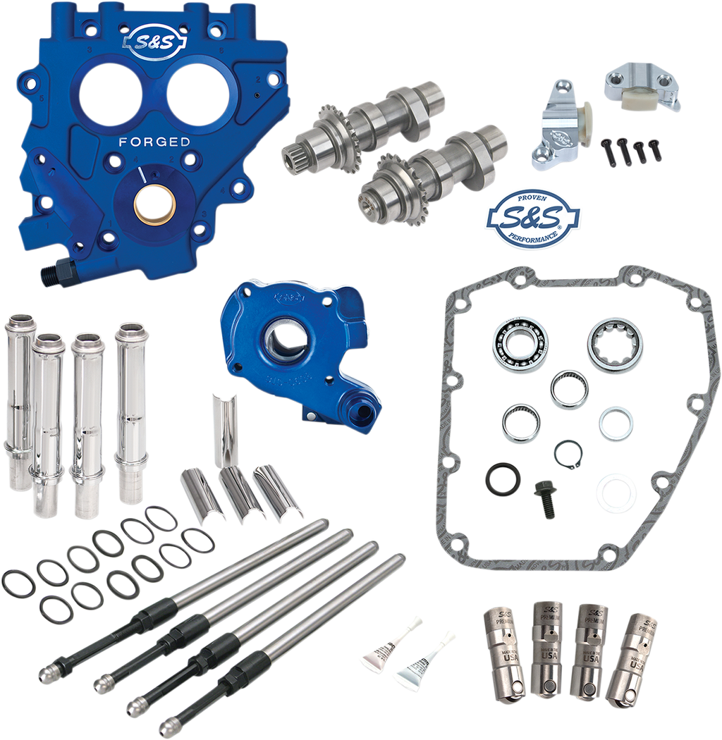 S&S CYCLE Cam Chest with Plate Kit - 509C Standard Cams - Twin Cam 330-0540