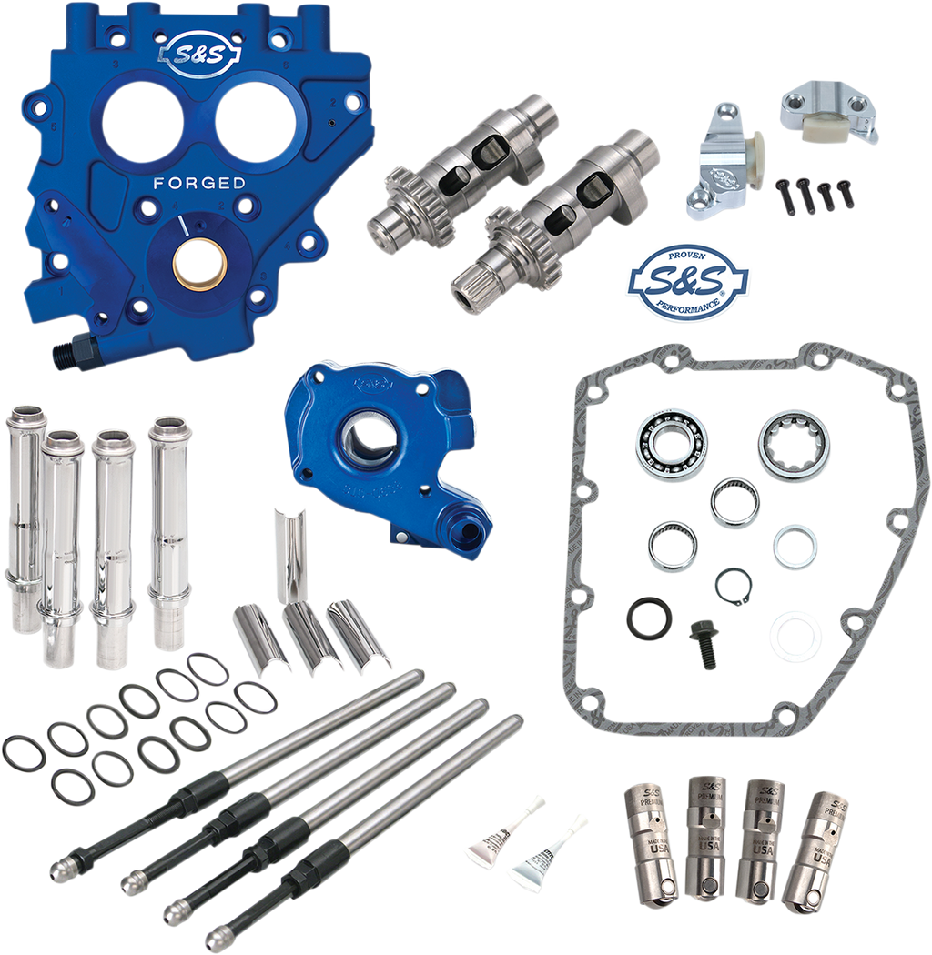 S&S CYCLE Cam Chest with Plate Kit - 585CE - Easy Start Cams - Twin Cam 330-0543