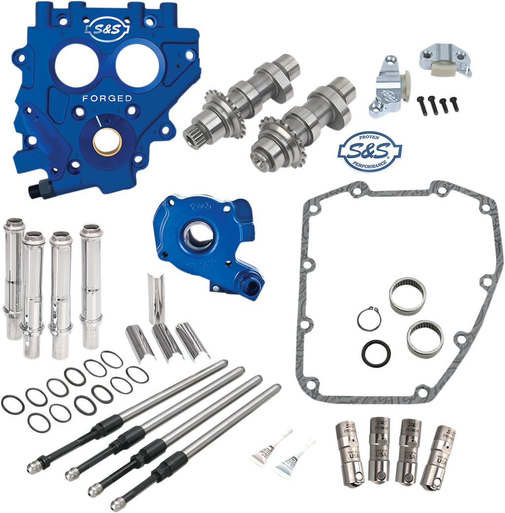 S&S CYCLE Cam Chest with Plate Kit - 585C - Standard Cams - Twin Cam 330-0553
