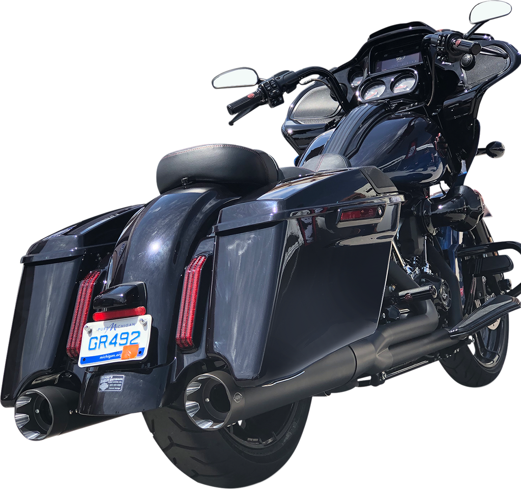 S&S CYCLE Shadow Muffler - Black 550-0830