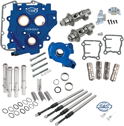 S&S CYCLE Cam Chest with Plate Kit - 585CE - Easy Start Cams - Twin Cam 330-0546