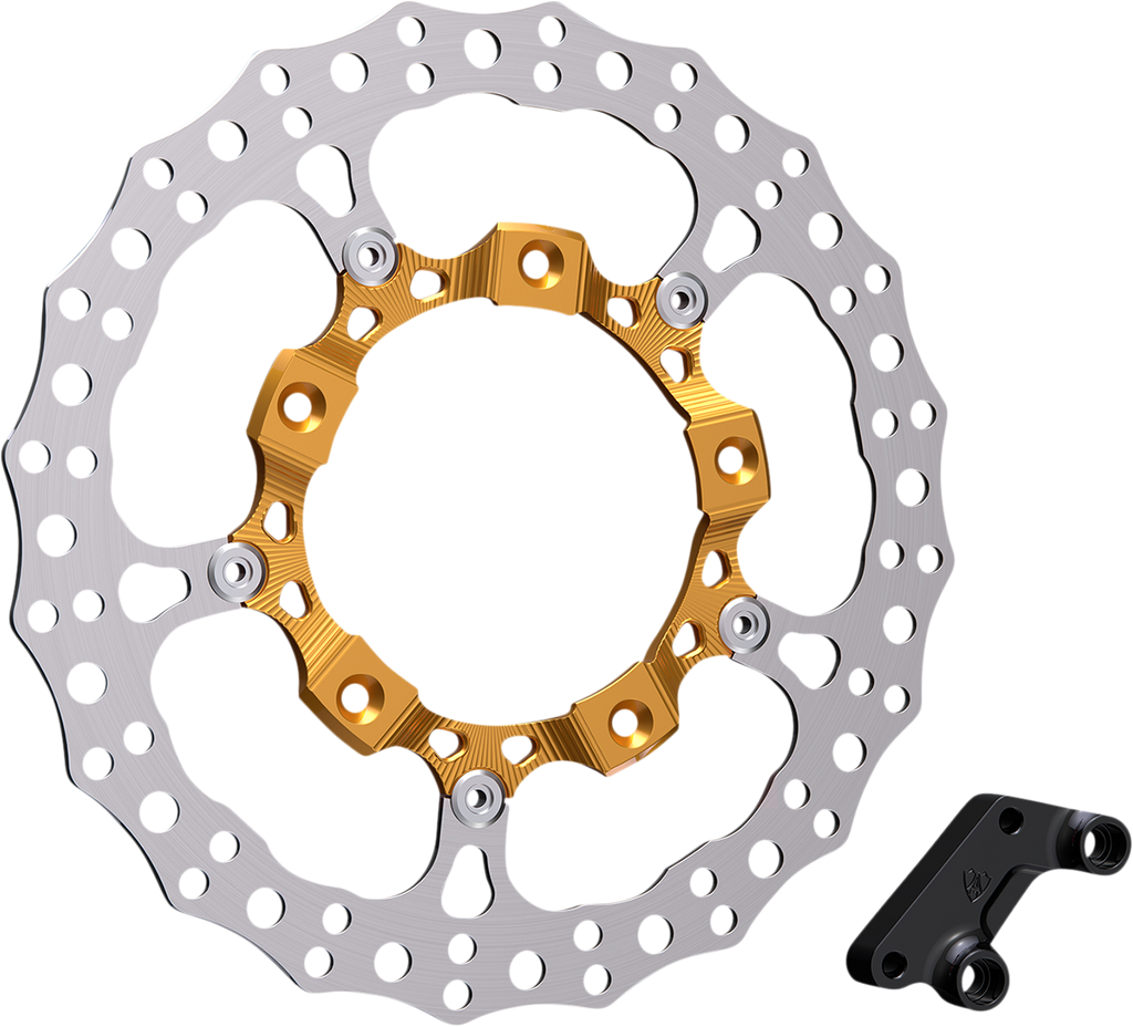ARLEN NESS Rotor 14" - Front Right - Gold 300-006
