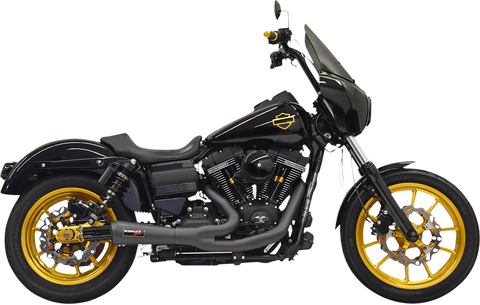 BASSANI XHAUST Ripper 2:1 Exhaust System - Black 1D6B