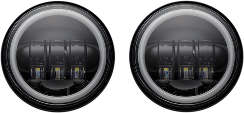 CUSTOM DYNAMICS 4.5" Passing Lamp - with Halo - Black CD-45-B