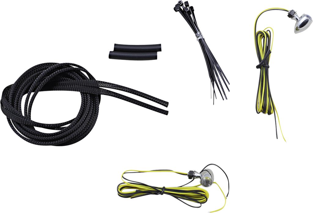 CUSTOM DYNAMICS Micro Turn Signals - Amber -Chrome CD-MICRO-A-C