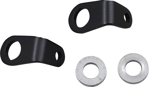 CUSTOM DYNAMICS Mount - Micro Turn Signal - L-Bracket - Black CD-MICRO-LB