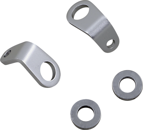 CUSTOM DYNAMICS Mount - Micro Turn Signal - L-Bracket - Silver CD-MICRO-L