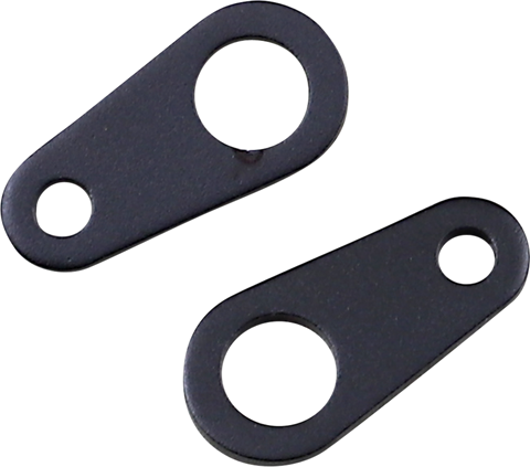 CUSTOM DYNAMICS Mount - Micro Turn Signal - Straight Bracket - Black CD-MICRO-SB