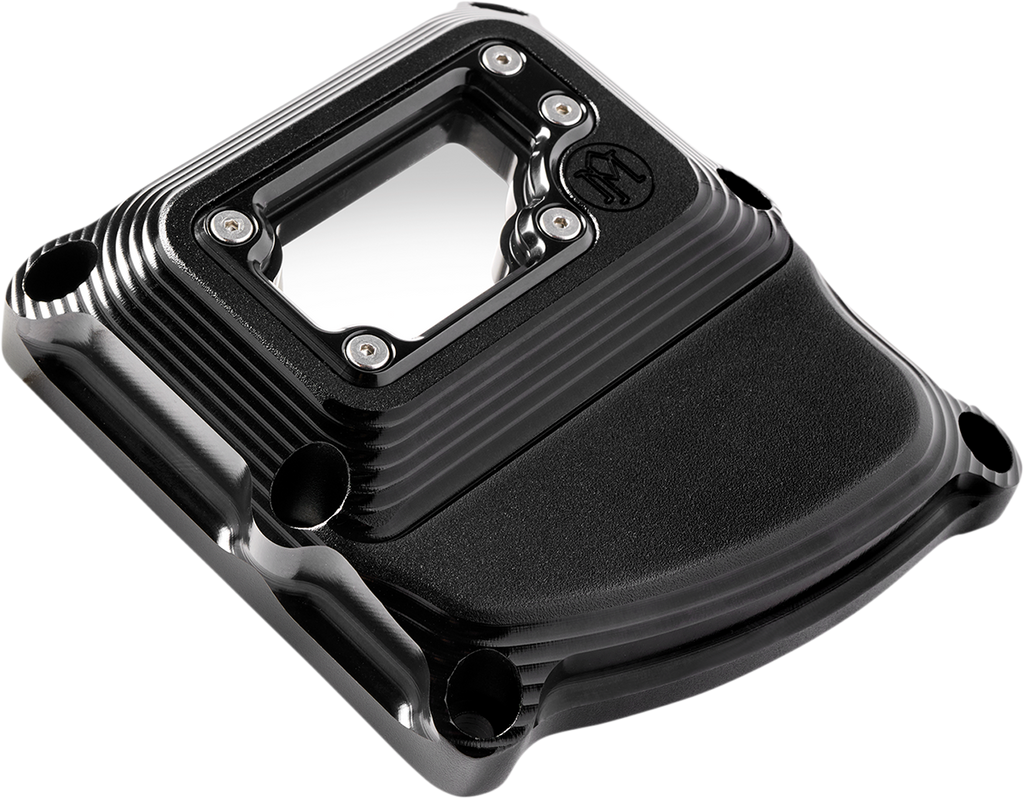 PERFORMANCE MACHINE (PM) Transmission Cover - Black Ops* 0203-2020M-SMB