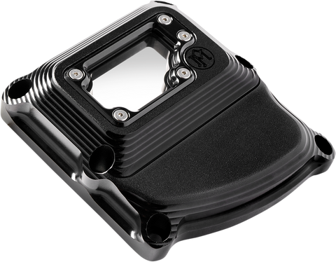 PERFORMANCE MACHINE (PM) Transmission Cover - Black Ops* 0203-2020M-SMB