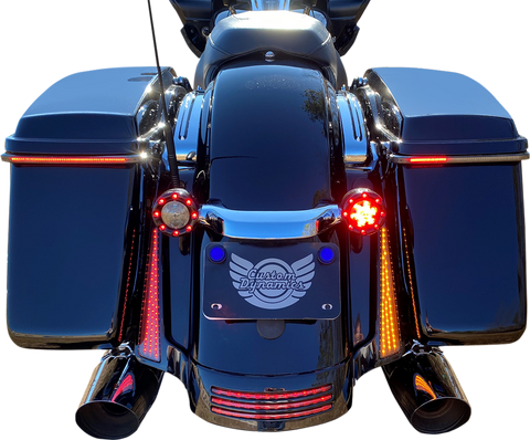 CUSTOM DYNAMICS Panel Lights - Black - Smoke Lens CD-FASCIADCBCMB