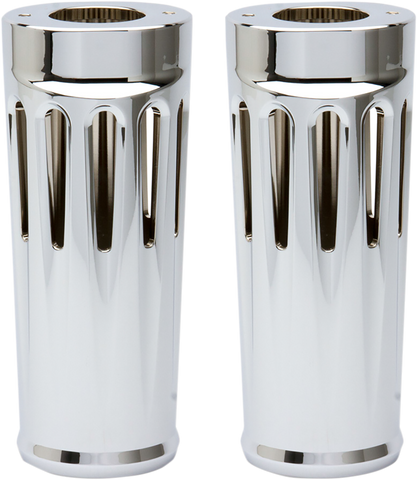 ARLEN NESS Deep Cut Fork Boot Covers - Chrome - +2" - FL 20-027