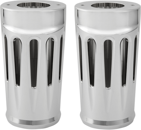 ARLEN NESS Deep Cut Fork Boot Covers - Chrome - FL 20-032