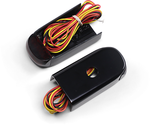 ALLOY ART LED Strut Light - Red/Red Black FXLR SSL-LG-3B