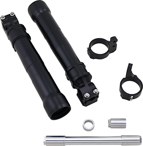 ALLOY ART Lower Fork Legs - 49 mm ABS - Black 49LLFX-2ABS