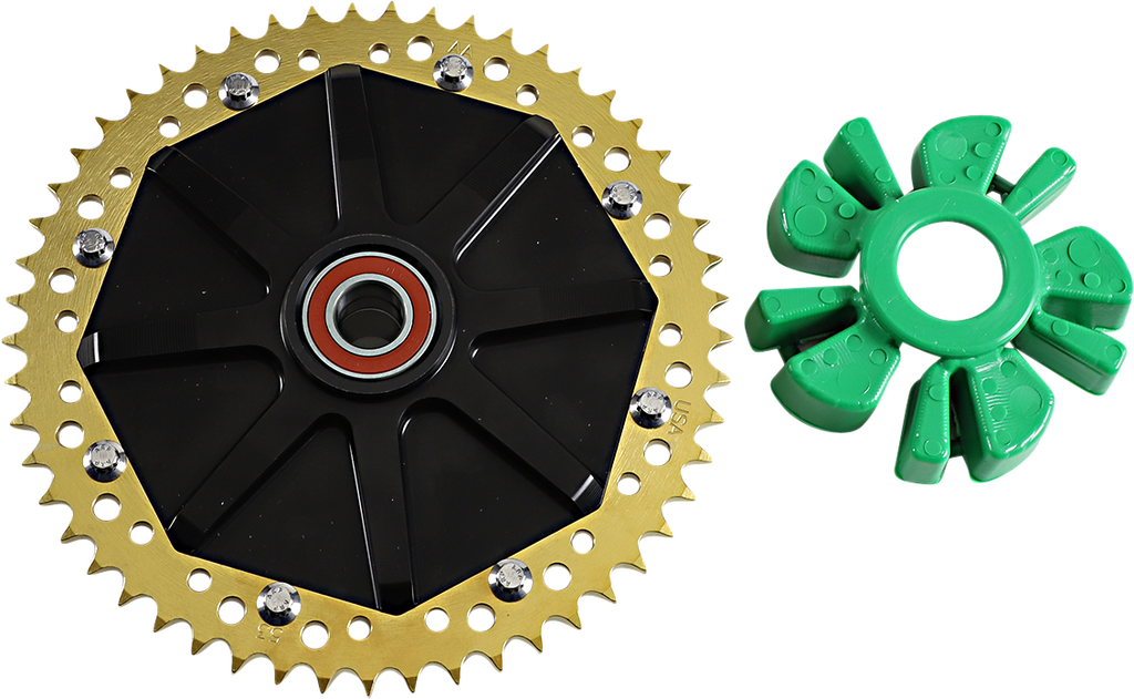 ALLOY ART Cush Drive Sprocket - Black - 53 Tooth G2CC53-12