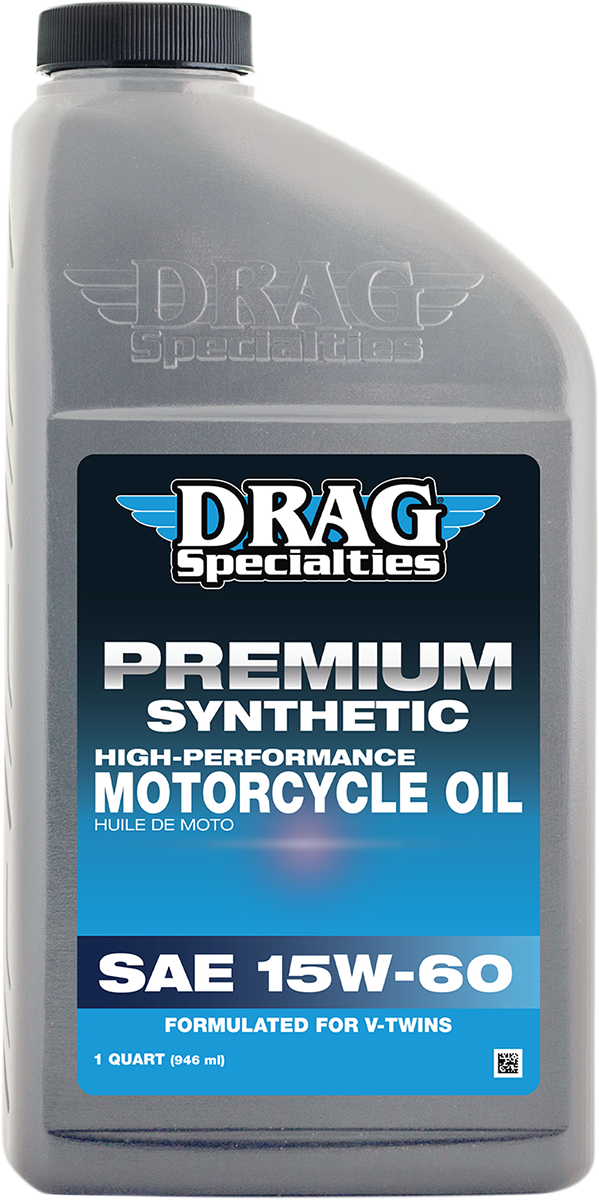 DRAG SPECIALTIES OIL Synthetic Engine Oil - 15W-60 - 1 U.S. quart 900-610