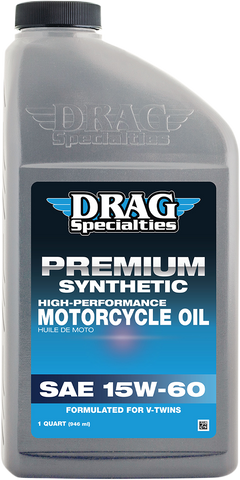 DRAG SPECIALTIES OIL Synthetic Engine Oil - 15W-60 - 1 U.S. quart 900-610