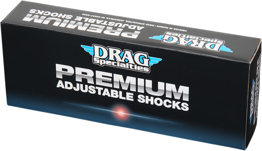 DRAG SPECIALTIES SHOCKS Premium Ride-Height Adjustable Shocks - Chrome - Standard - 12" C16-0153A