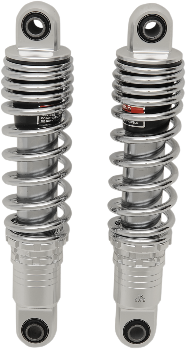 DRAG SPECIALTIES SHOCKS Premium Ride-Height Adjustable Shocks - Chrome - Standard - 12" C16-0153A