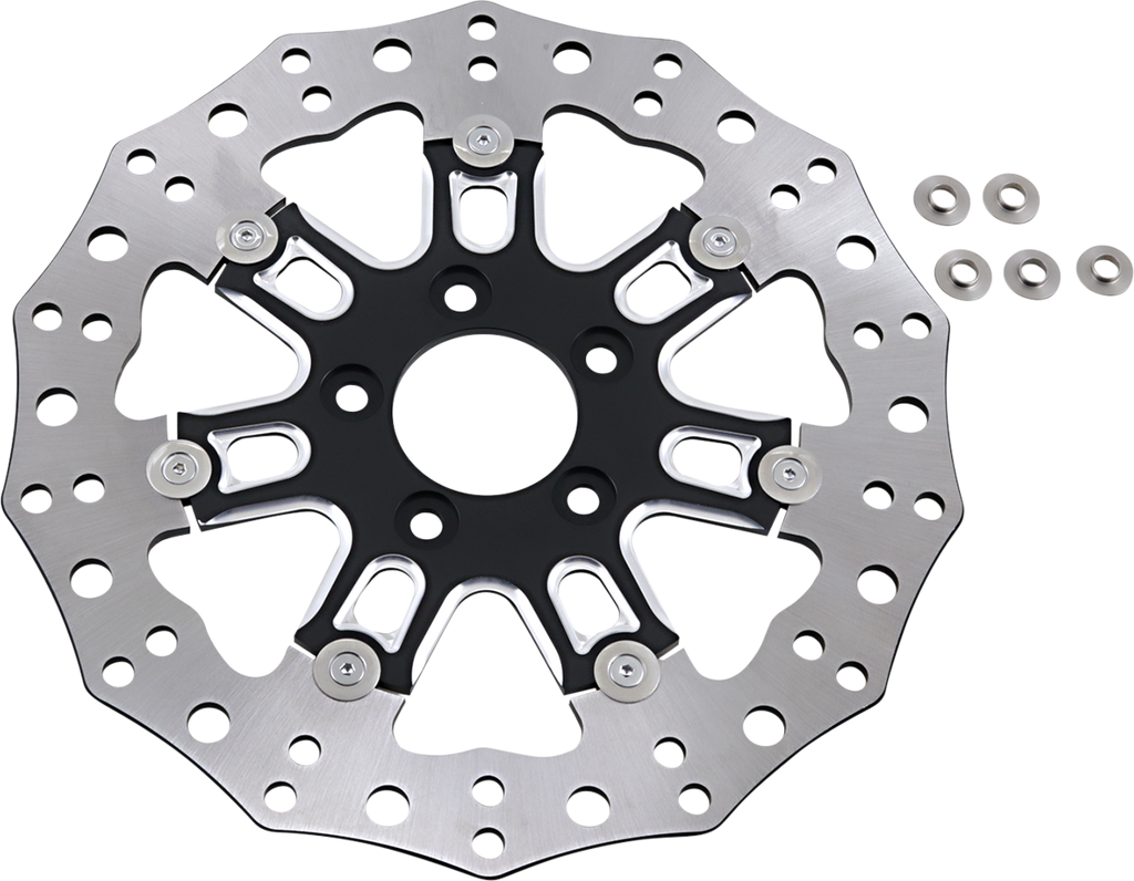 ARLEN NESS Front Rotor - 7 Valve - 11.8" - Black 33-10301-202