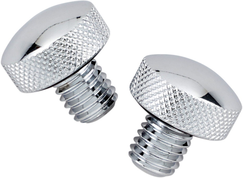 DRAG SPECIALTIES Knurled Seat Bolt - Chrome - FLST '84-'07 74549