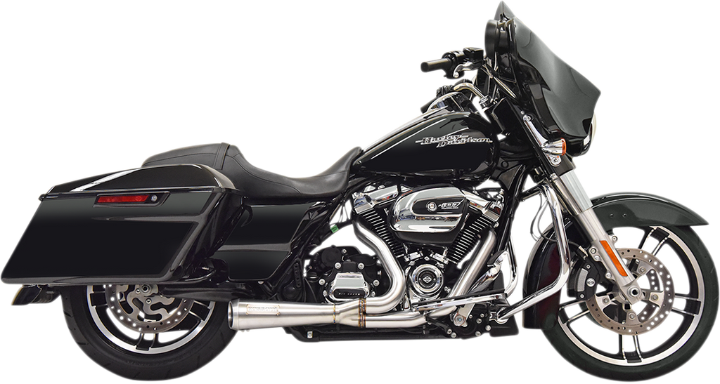 BASSANI XHAUST Short 2:1 Exhaust for FL - Stainless Steel 1F42SS