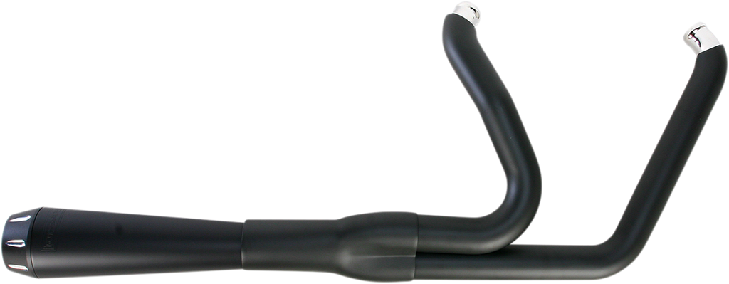 BASSANI XHAUST 2:1 Exhaust - Black - Short - Breakout 1S32RB