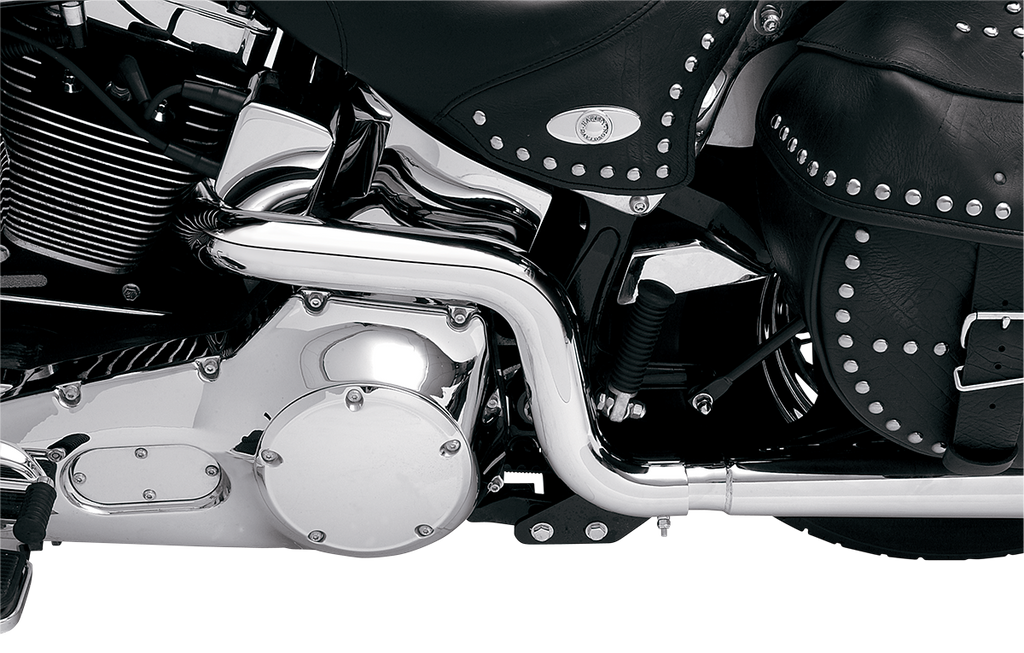 BASSANI XHAUST Tru Dual Exhaust - '86-'06 Softail SFT-211