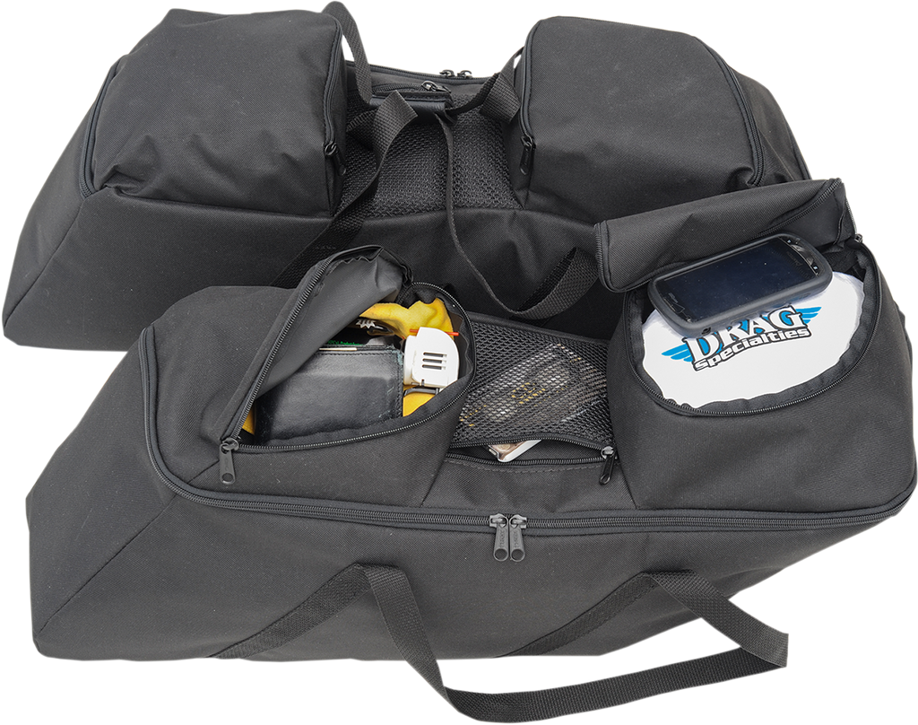 DRAG SPECIALTIES Saddlebag Liners - Black - FL '14-'22 3501-0942
