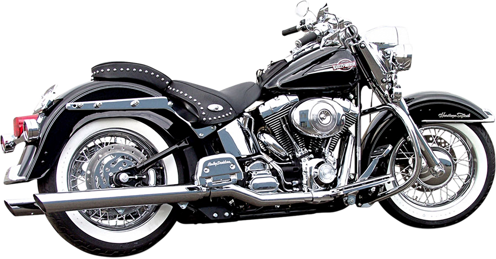 BASSANI XHAUST Chrome Mufflers - Slash-Up 31117B