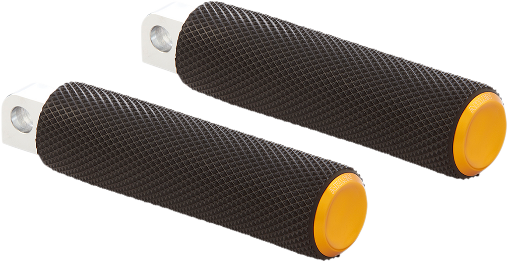 ARLEN NESS Footpegs - Knurled - Gold 07-939