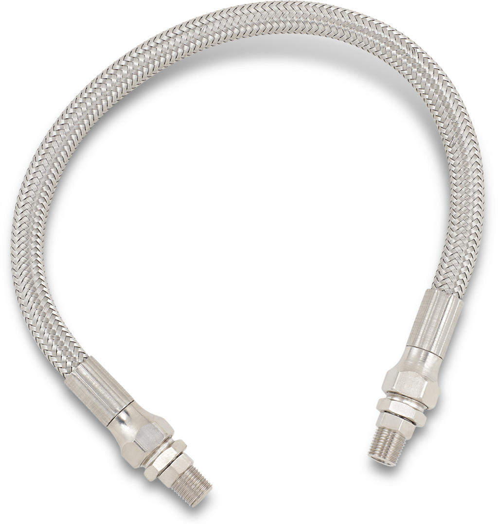 DRAG SPECIALTIES Universal Oil Line - Stainless Steel - 14" 614