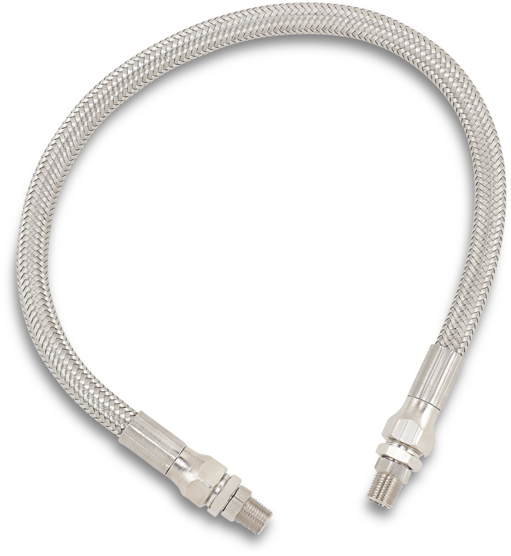DRAG SPECIALTIES Universal Oil Line - Stainless Steel - 17" 617