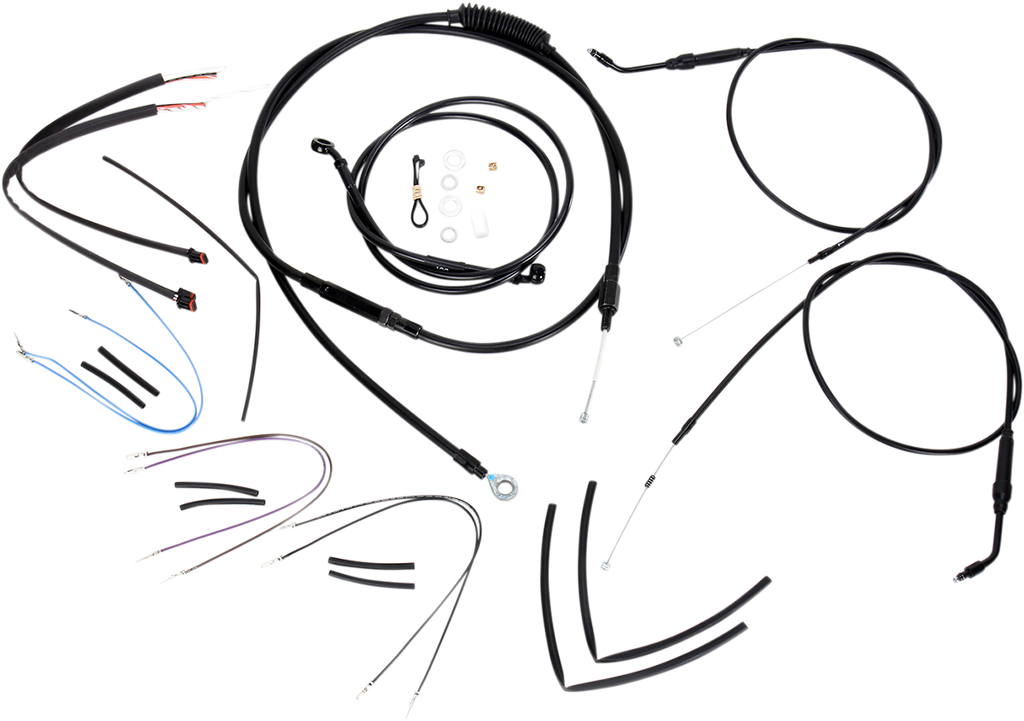 BURLY BRAND Control Kit - 14" Ape Hanger Handlebars B30-1068