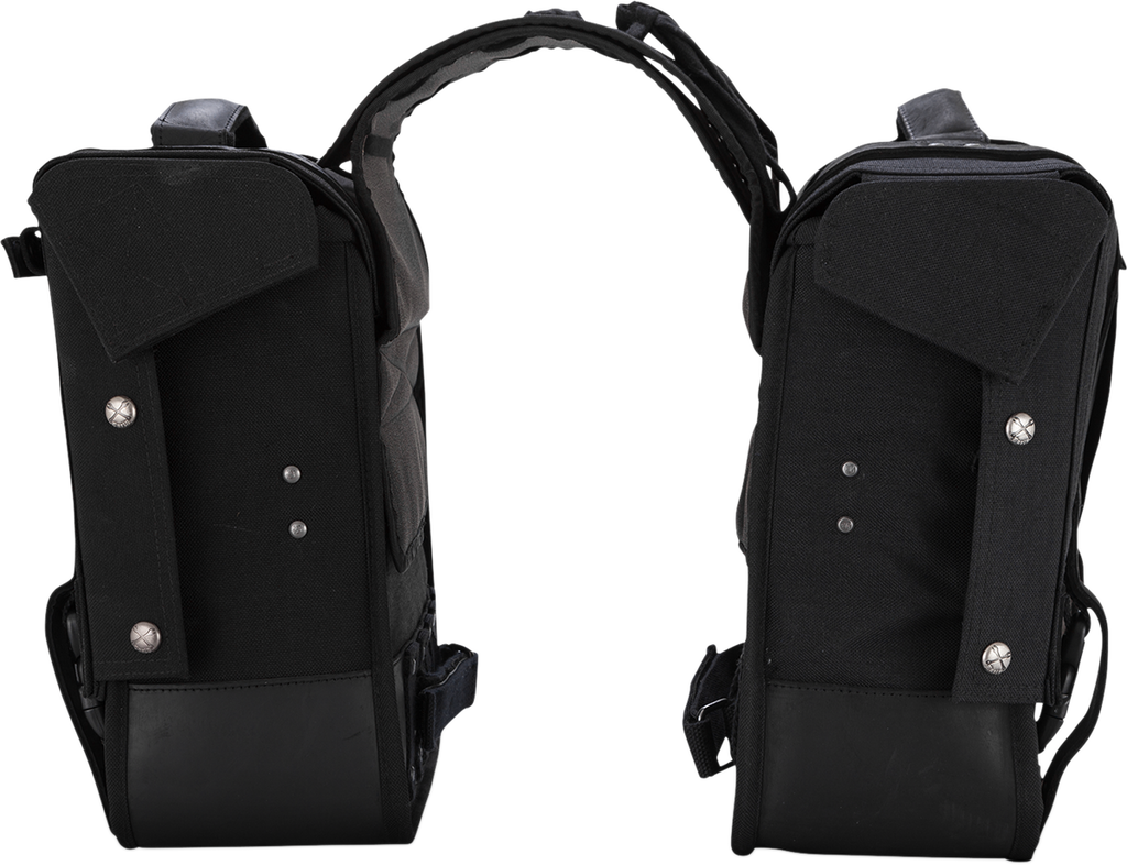 BURLY BRAND Throw-Over Saddlebag - Black B15-1002B