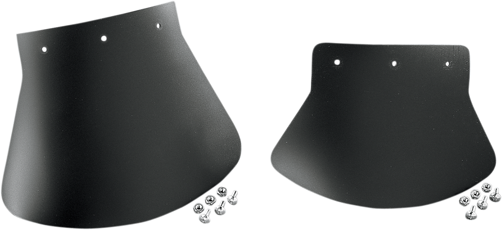 DRAG SPECIALTIES Mud Flap - Plain - 9.5" W x 6.5" H DS393702