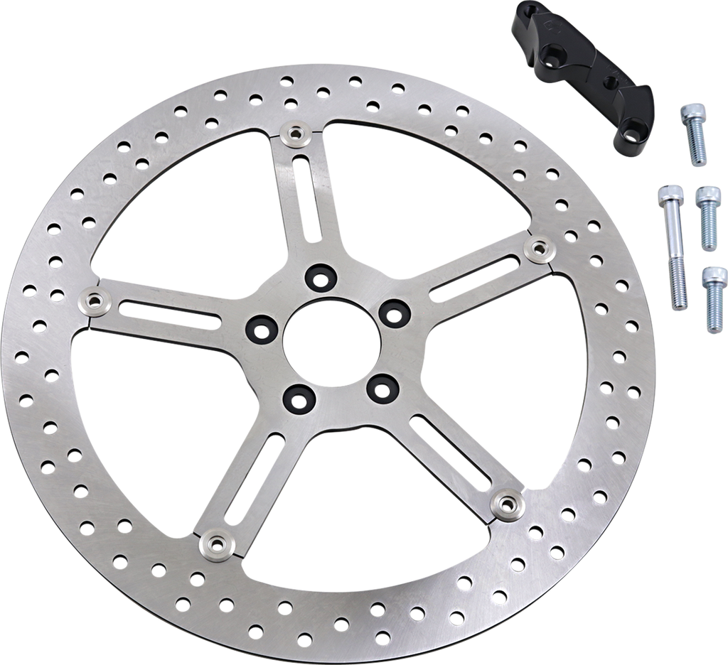 ARLEN NESS Big Brake Rotor - 15" - Front Left - Harley-Davidson 02-972