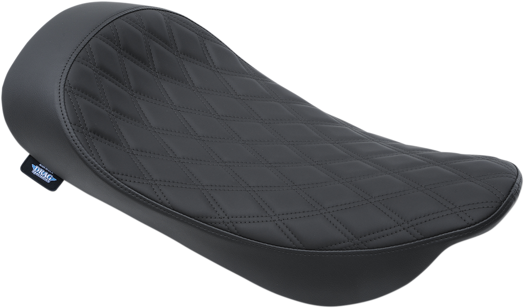 DRAG SPECIALTIES Low Solo Seat - Double Diamond - FLHR/FLHX '99-'07 0801-1155