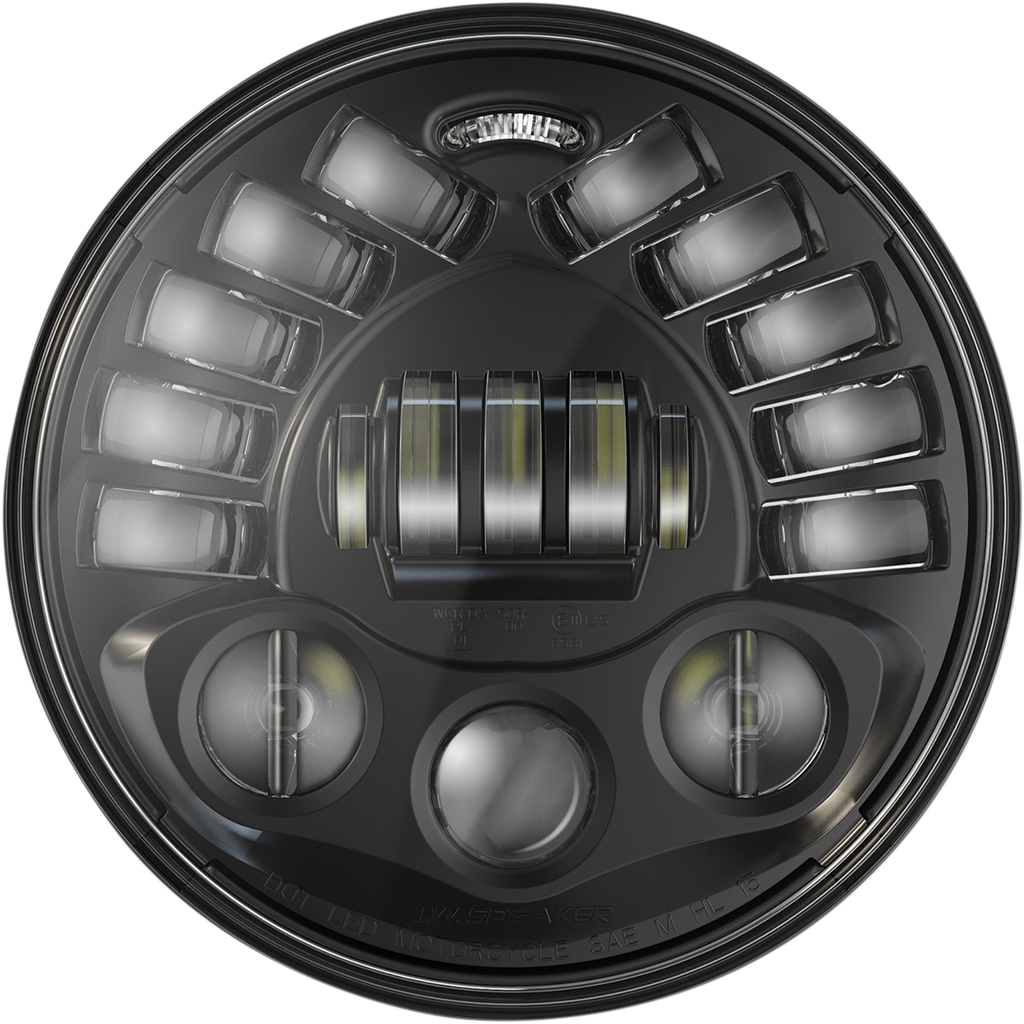CUSTOM DYNAMICS Adaptive Headlight with Mount - Black PB-7PA-B