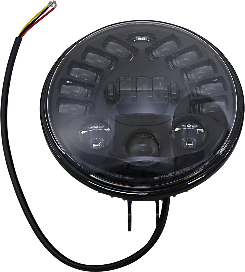 CUSTOM DYNAMICS Adaptive Headlight with Mount - Black PB-7PA-B