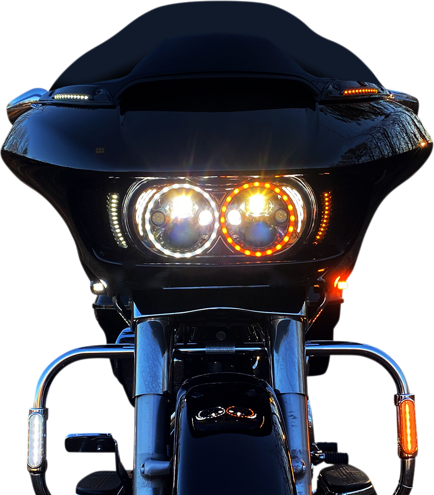 CUSTOM DYNAMICS Turn Signal - FLTR - Chrome PB-RG-TS-15-C