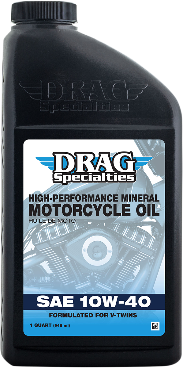 DRAG SPECIALTIES OIL Engine Oil - 10W-40 - 1 U.S. quart 198918