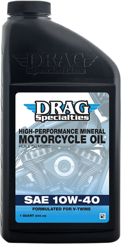 DRAG SPECIALTIES OIL Engine Oil - 10W-40 - 1 U.S. quart 198918