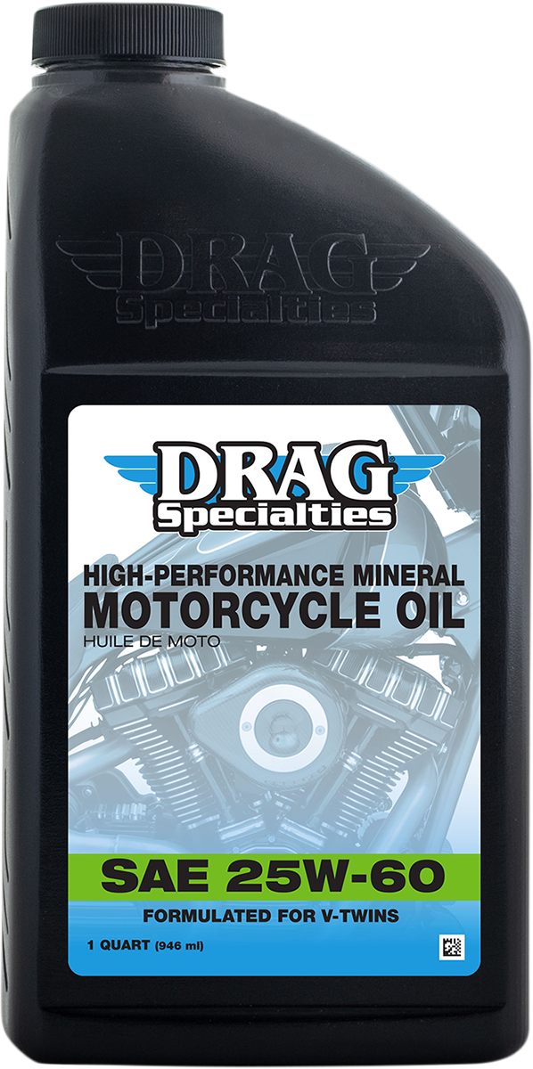 DRAG SPECIALTIES OIL Engine Oil - 25W-60 - 1 U.S. quart 198920