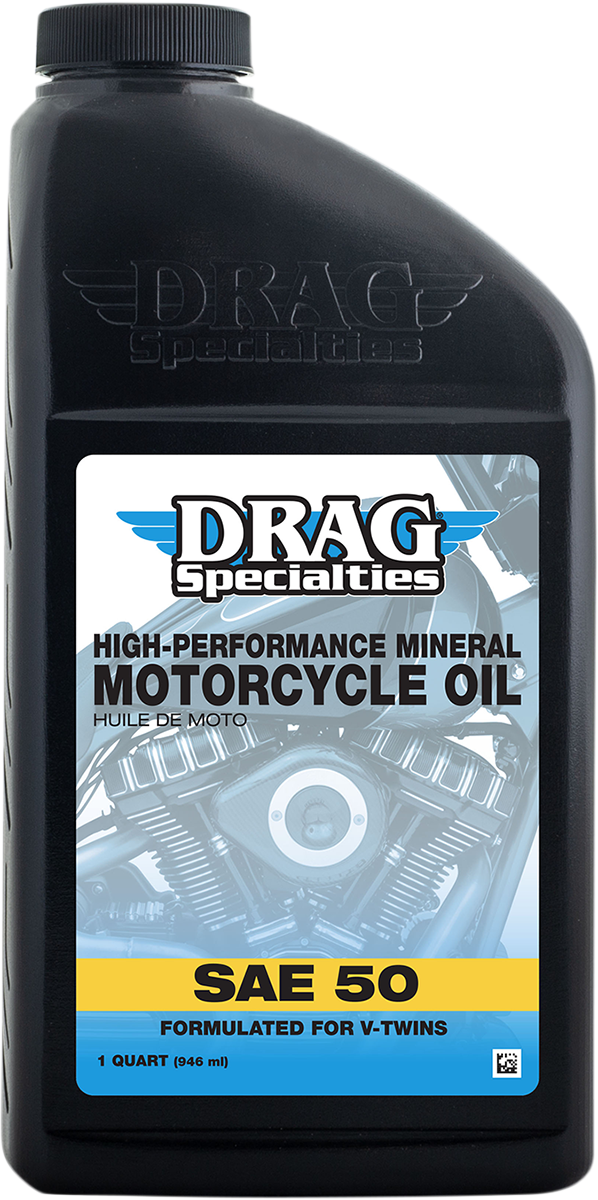 DRAG SPECIALTIES OIL Engine Oil - SAE 50 - 1 U.S. quart 198922
