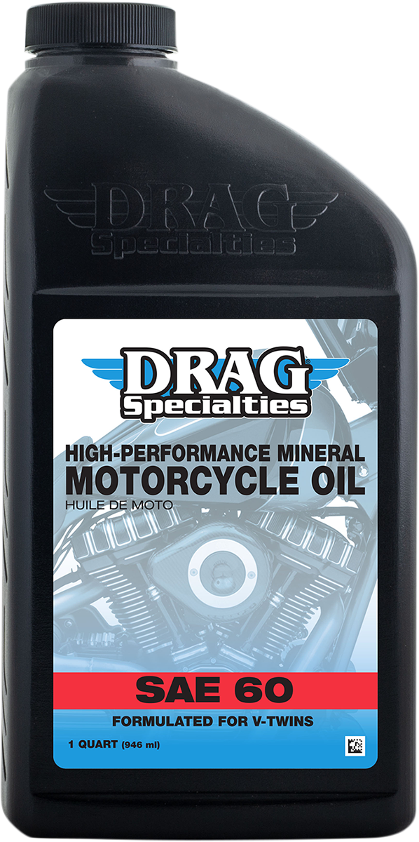 DRAG SPECIALTIES OIL Engine Oil - SAE 60 - 1 U.S. quart 198923