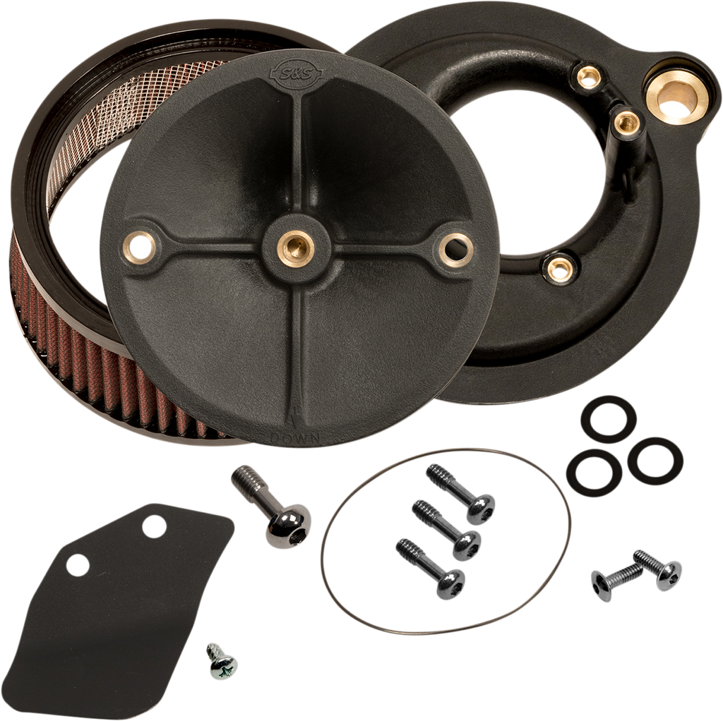S&S CYCLE Super Stock* Stealth Air Cleaner Kit - Black 170-0354C
