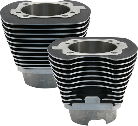 S&S CYCLE Cylinders - 4.125" - Black 910-0401